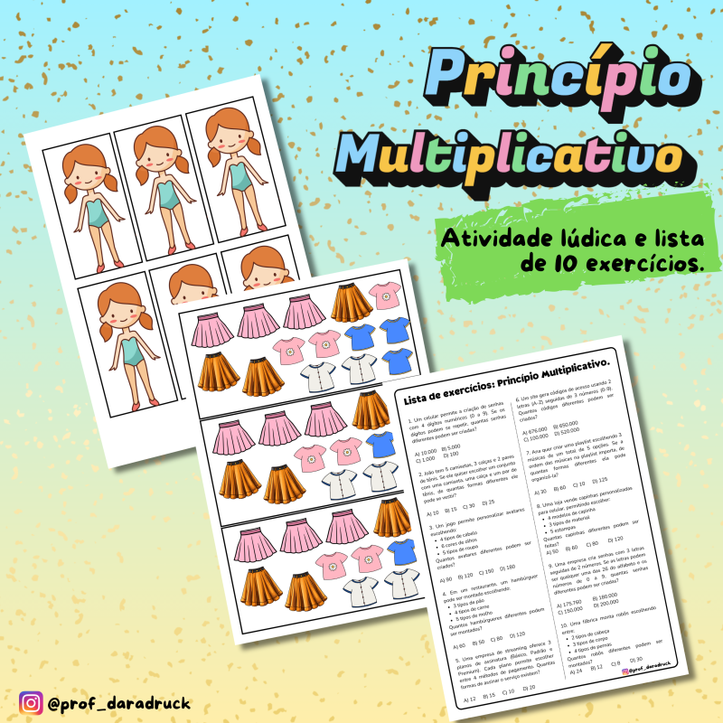 Princípio Multiplicativo da Contagem