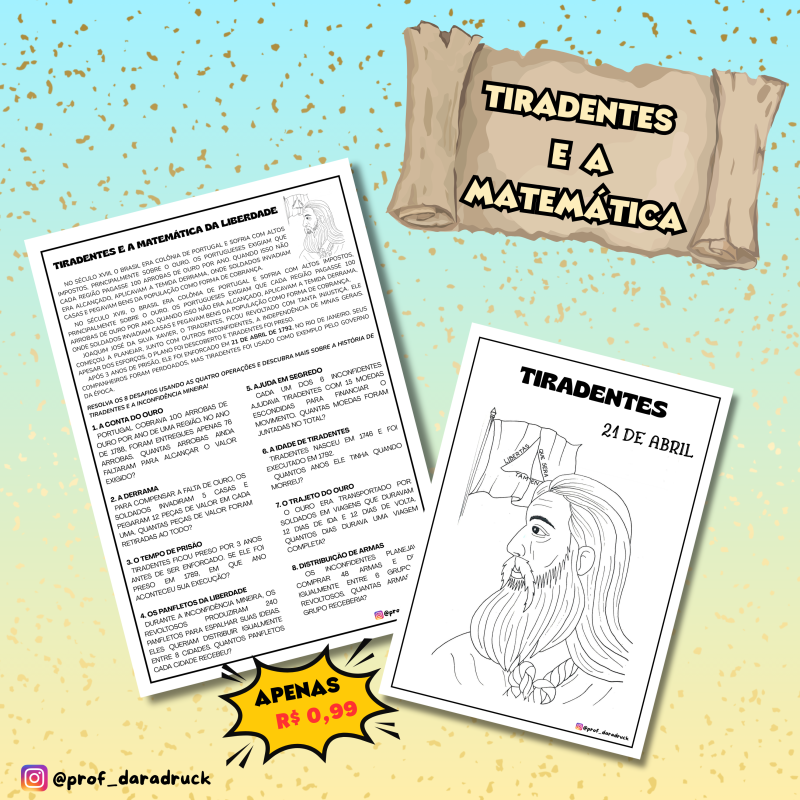 TIRADENTES E A MATEMÁTICA